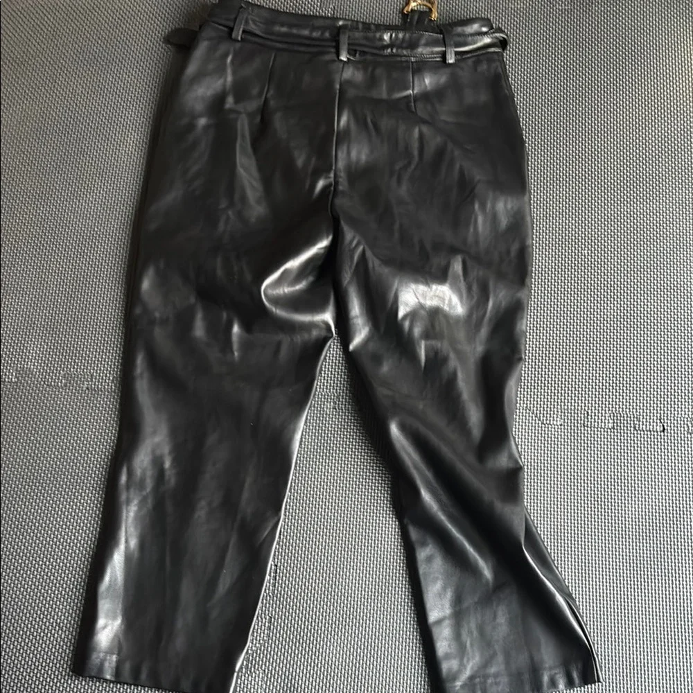 Marc New York Black Leather Pants